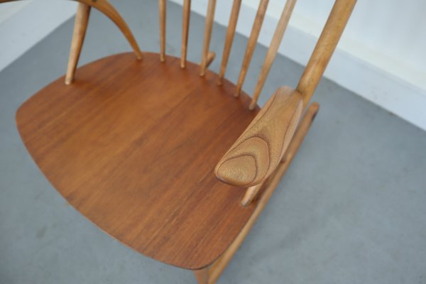 Mid-Century Rocking Chair by Illum Wikkelsø for Niels Eilersen-JWH-708644