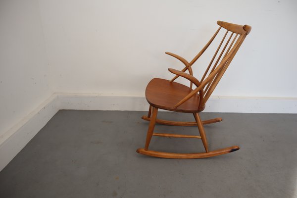 Mid-Century Rocking Chair by Illum Wikkelsø for Niels Eilersen-JWH-708644