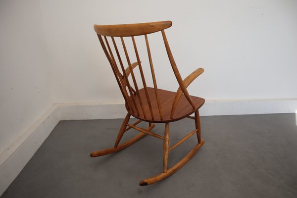 Mid-Century Rocking Chair by Illum Wikkelsø for Niels Eilersen-JWH-708644