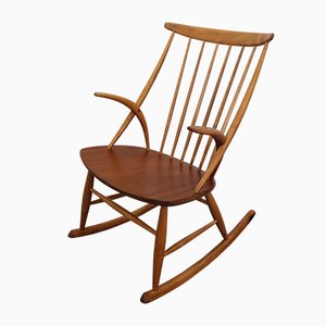 Mid-Century Rocking Chair by Illum Wikkelsø for Niels Eilersen-JWH-708644