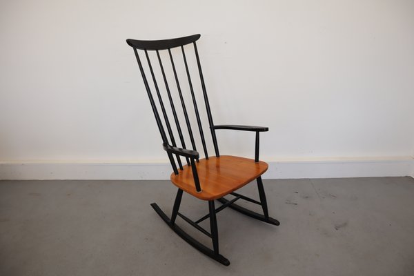 Mid-Century Rocking Chair by Ilmari Tapiovaara, 1960s-JWH-671051