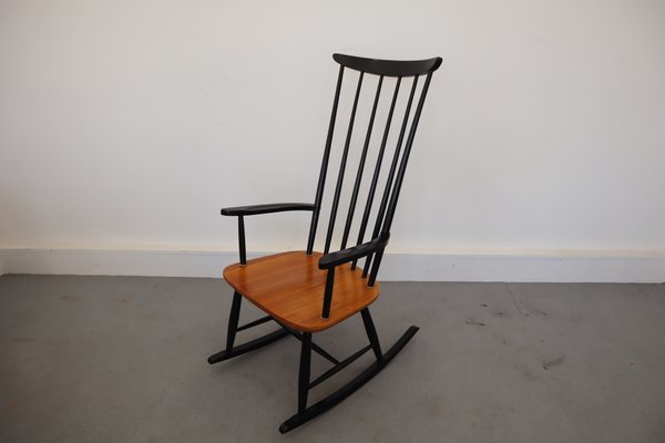 Mid-Century Rocking Chair by Ilmari Tapiovaara, 1960s-JWH-671051