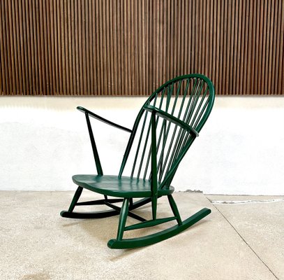 Mid-Century Rocking Chair by Lucian R. Ercolani for Ercol, 1950s-JP-1723983