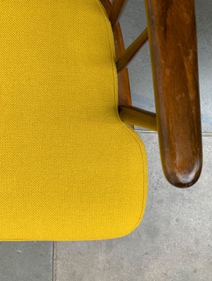 Mid-Century Rocking Chair with New Kvadrat Cushion by Børge Mogensen for FDB Møbler, 1960s-UAH-1337797