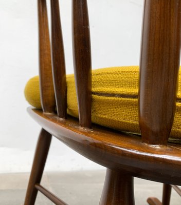 Mid-Century Rocking Chair with New Kvadrat Cushion by Børge Mogensen for FDB Møbler, 1960s-UAH-1337797