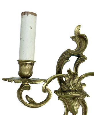 Mid-Century Rococo Wall Lamps, Set of 2-FSD-1297374