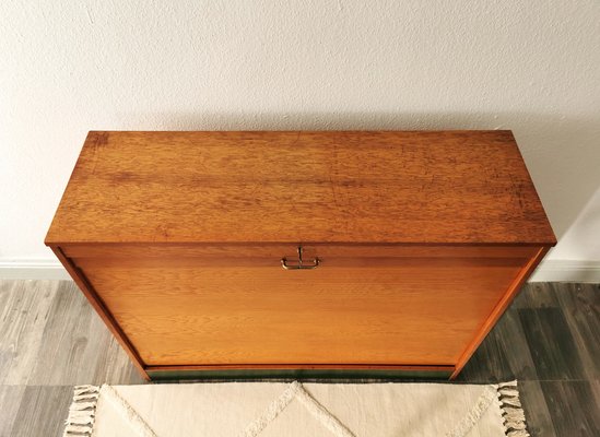 Mid-Century Roll-Door Filing Cabinet, Germany, 1960s-FW-1805303