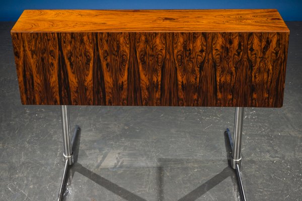 Mid-Century Rosewood and Chrome Desk, 1960s-ZZH-904646