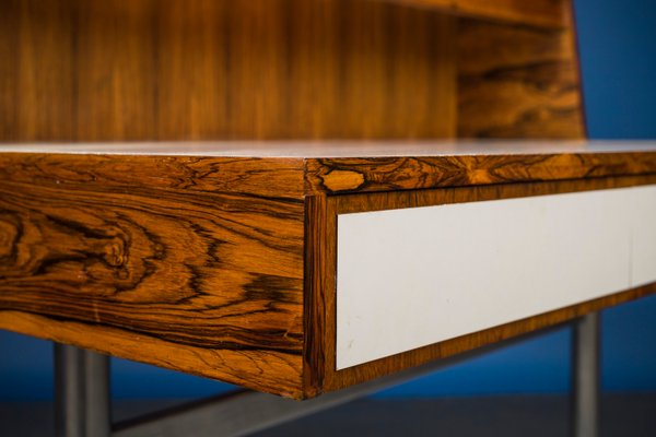 Mid-Century Rosewood and Chrome Desk, 1960s-ZZH-904646