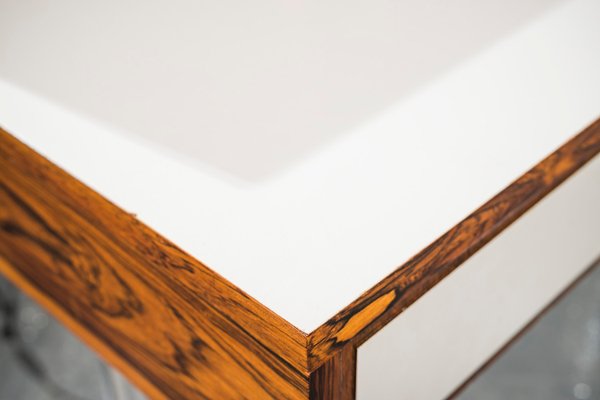 Mid-Century Rosewood and Chrome Desk, 1960s-ZZH-904646