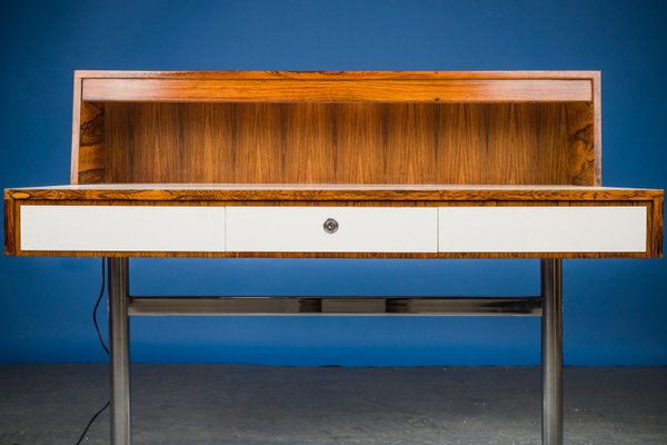 Mid-Century Rosewood and Chrome Desk, 1960s-ZZH-904646