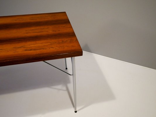 Mid-Century Rosewood and Steel Dining Table by Børge Mogensen for Søholm-OGU-686577