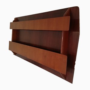 Mid-Century Rosewood and Teak Shelf, 1950s-SXX-591788