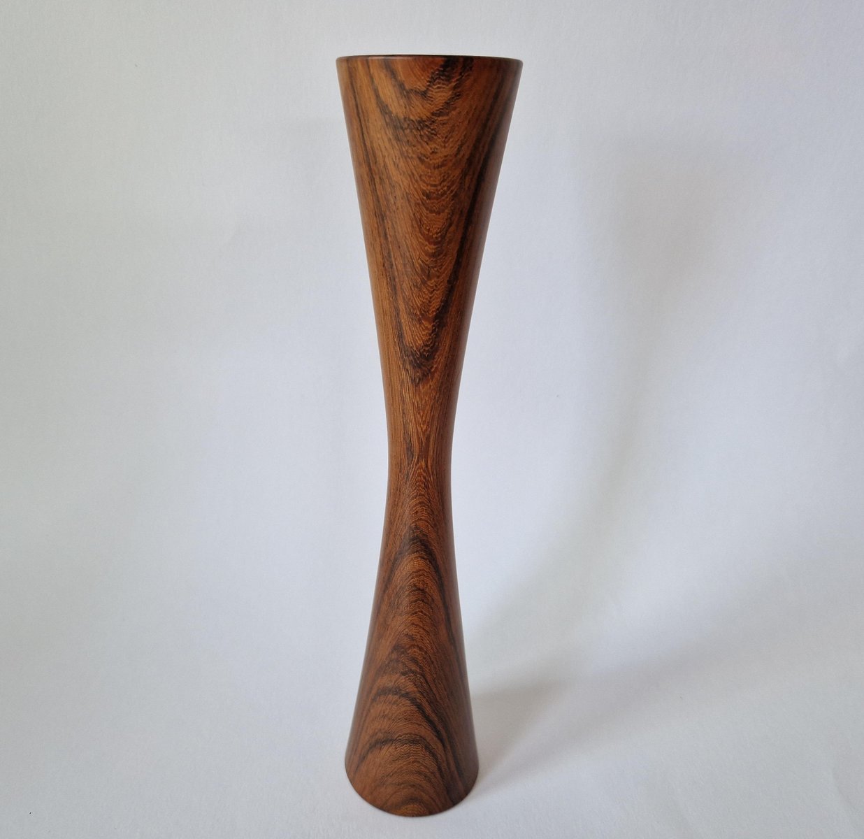 Mid-Century Rosewood Candleholder, Casa Finland, Brazil, 1970s