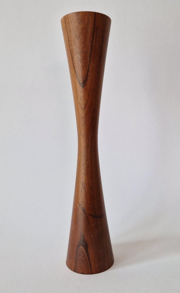 Mid-Century Rosewood Candleholder, Casa Finland, Brazil, 1970s