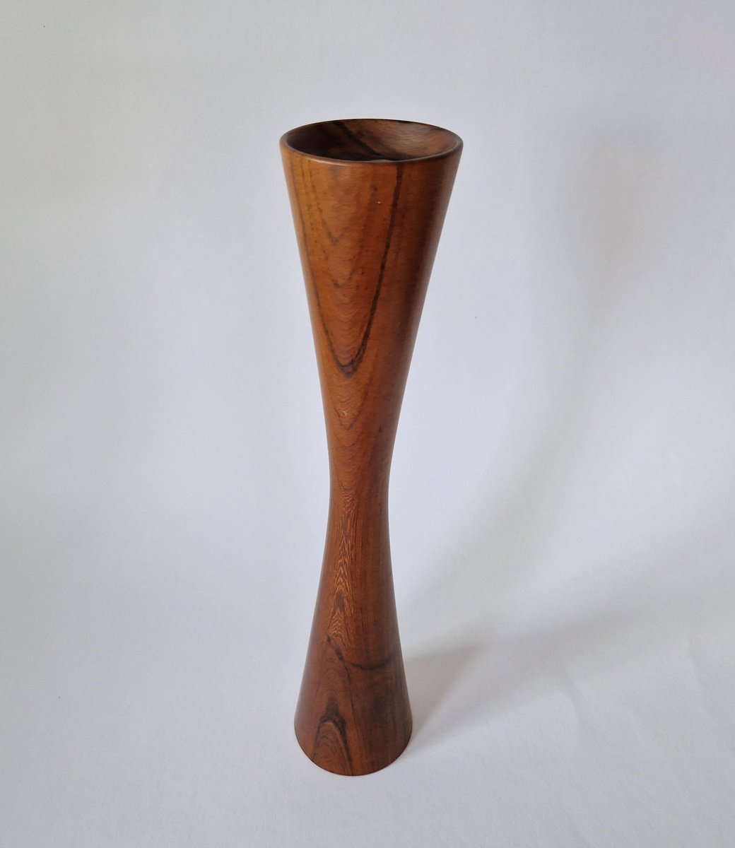 Mid-Century Rosewood Candleholder, Casa Finland, Brazil, 1970s