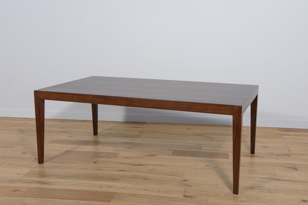 Mid-Century Rosewood Coffee Table by Severin Hansen for Haslev Furniture Carpentry, 1960s