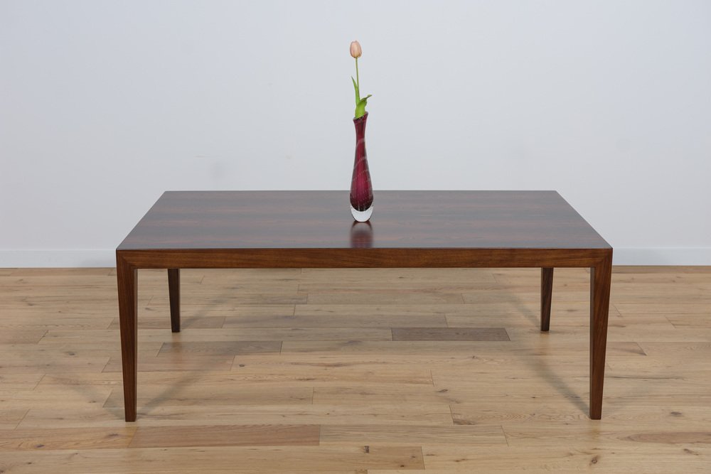 Mid-Century Rosewood Coffee Table by Severin Hansen for Haslev Furniture Carpentry, 1960s