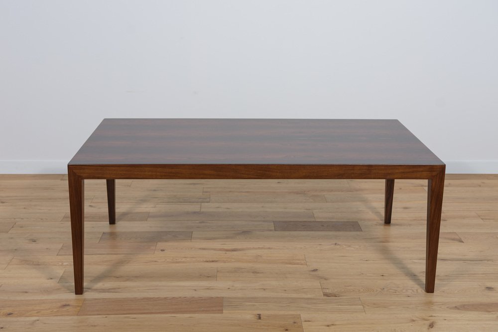 Mid-Century Rosewood Coffee Table by Severin Hansen for Haslev Furniture Carpentry, 1960s