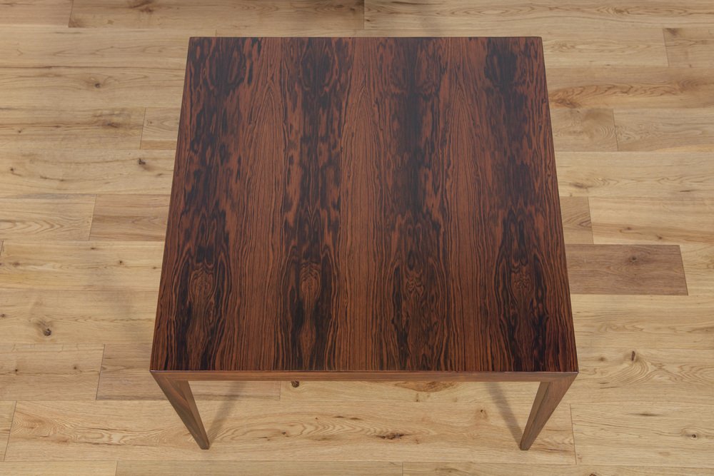 Mid-Century Rosewood Coffee Table by Severin Hansen for Haslev Furniture Carpentry, 1960s