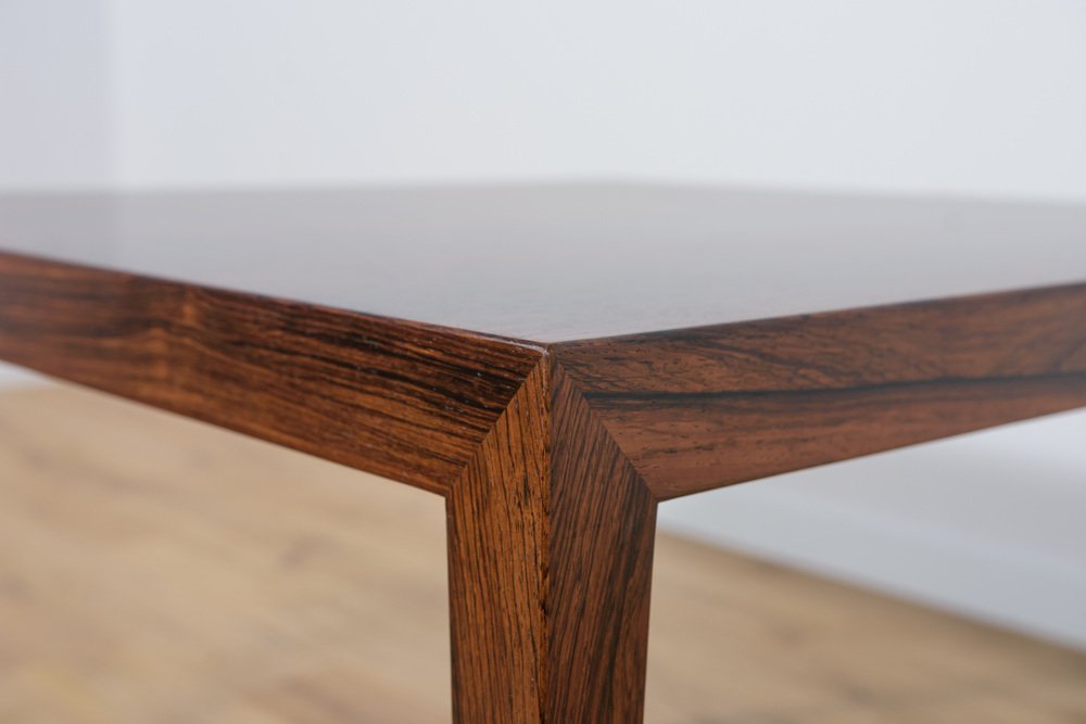 Mid-Century Rosewood Coffee Table by Severin Hansen for Haslev Furniture Carpentry, 1960s