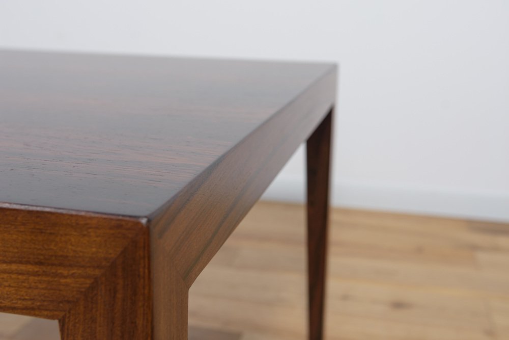 Mid-Century Rosewood Coffee Table by Severin Hansen for Haslev Furniture Carpentry, 1960s