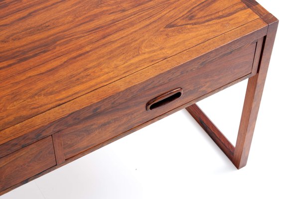 Mid-Century Rosewood Console Table-HZO-584726