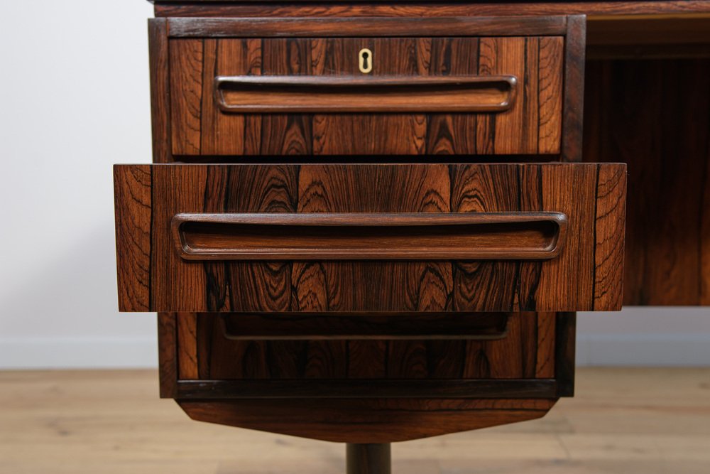 Mid-Century Rosewood Desk by J. Svenstrup for A.P Mobler, 1960s