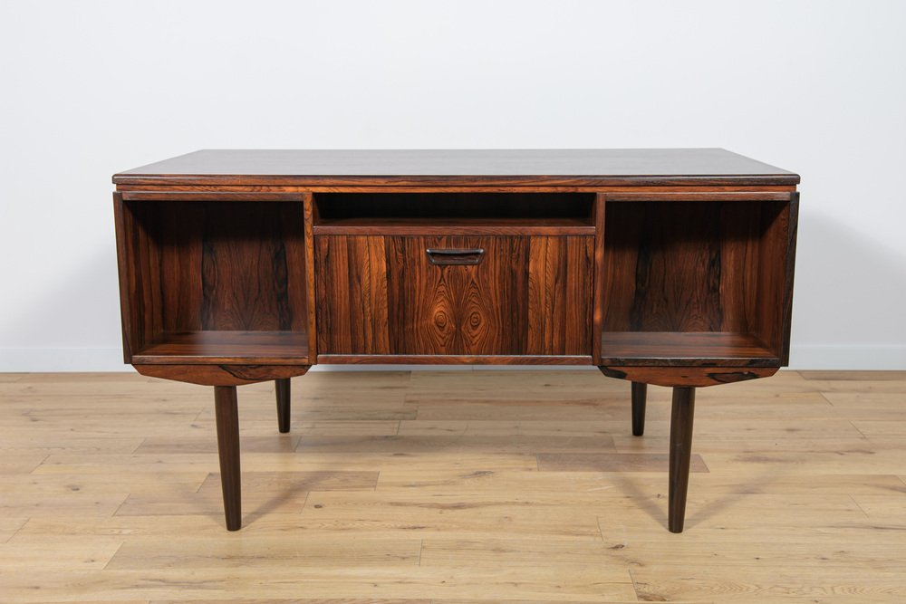 Mid-Century Rosewood Desk by J. Svenstrup for A.P Mobler, 1960s