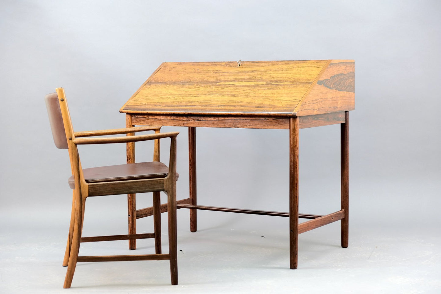 Mid-Century Rosewood Desk by Torbjørn Afdal