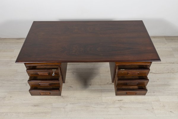 Mid-Century Rosewood Desk by Willy Sigh for H. Sigh & Søn, 1960s-NIT-1292135