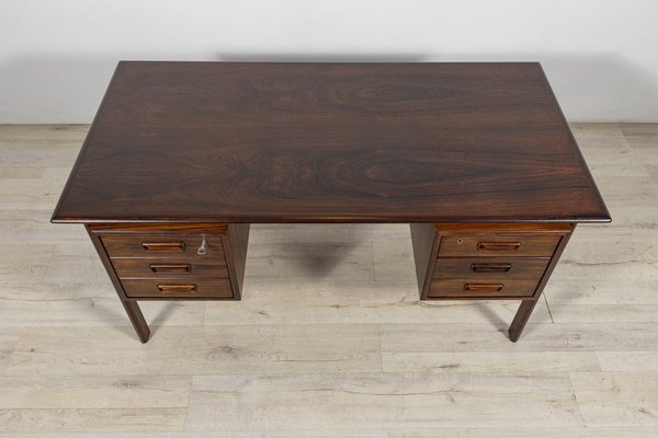 Mid-Century Rosewood Desk by Willy Sigh for H. Sigh & Søn, 1960s-NIT-1292135