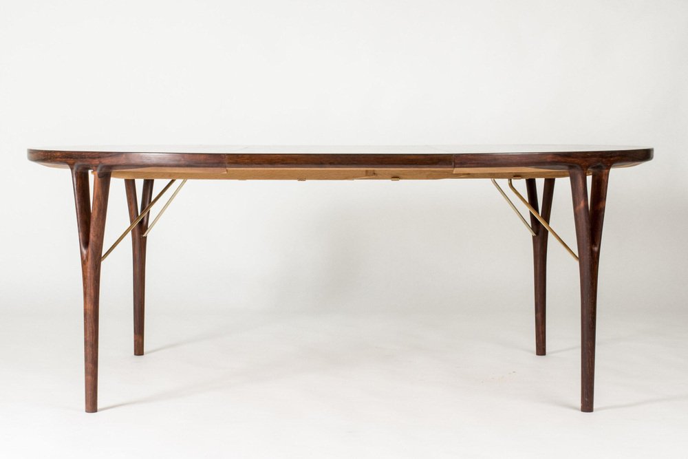 Mid-Century Rosewood Dining Table by Helge Vestergaard Jensen, 1950s