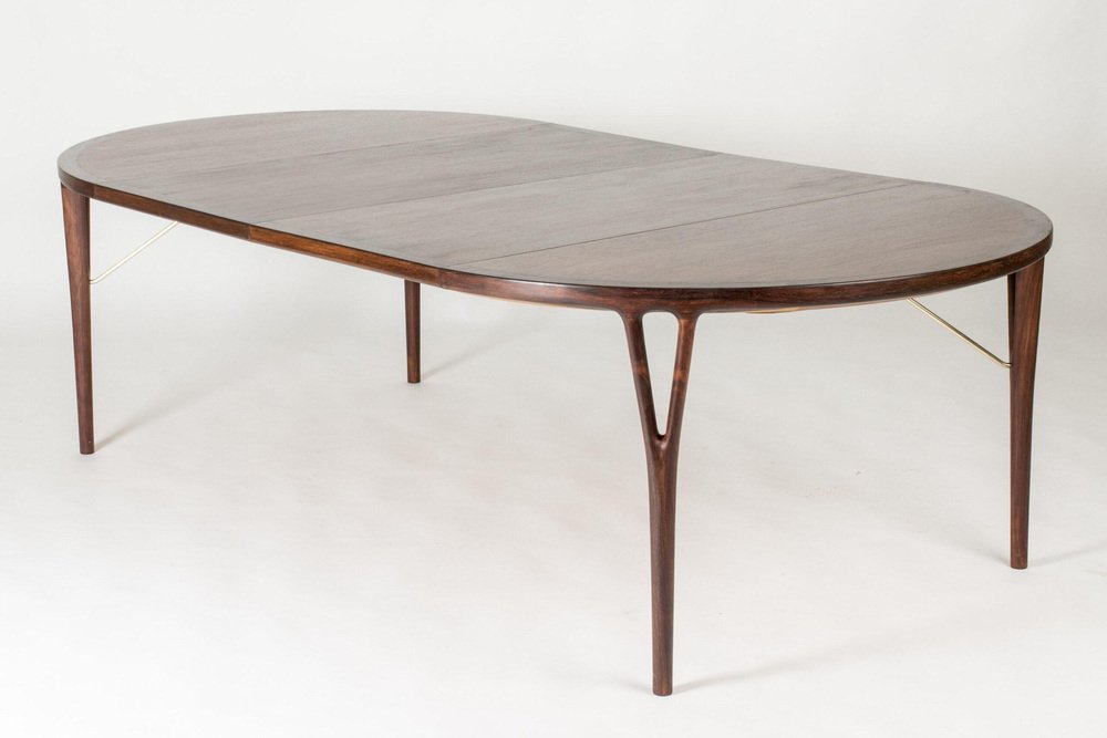 Mid-Century Rosewood Dining Table by Helge Vestergaard Jensen, 1950s