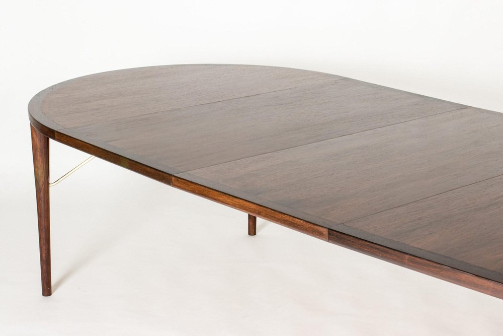 Mid-Century Rosewood Dining Table by Helge Vestergaard Jensen, 1950s