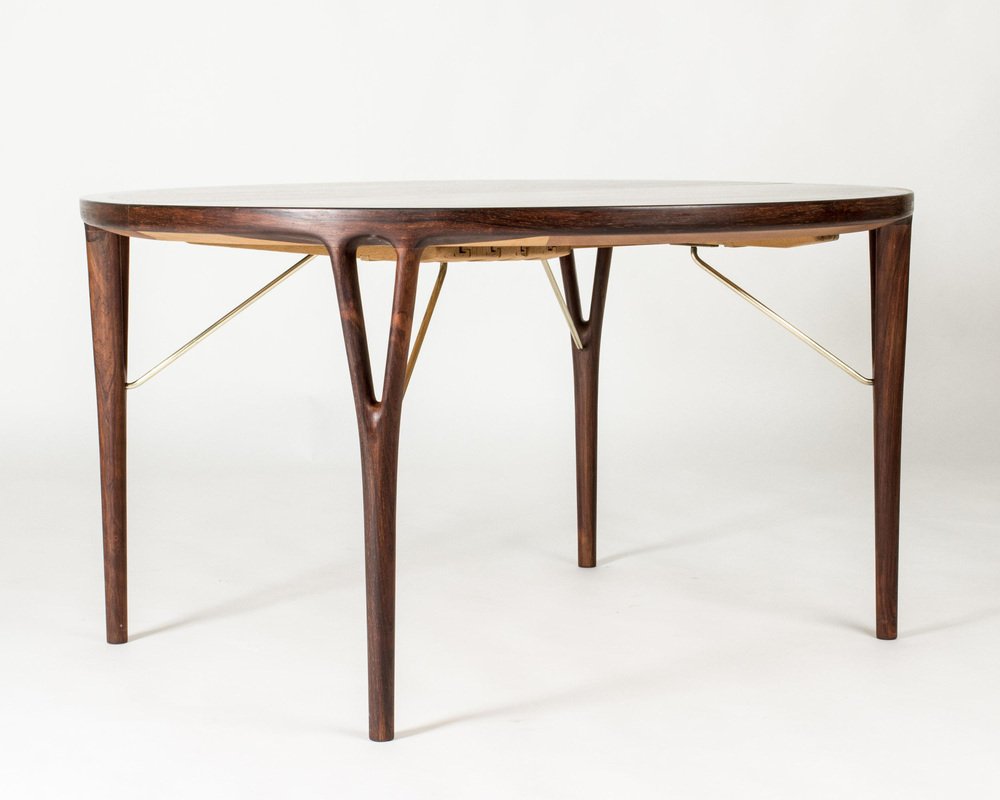 Mid-Century Rosewood Dining Table by Helge Vestergaard Jensen, 1950s