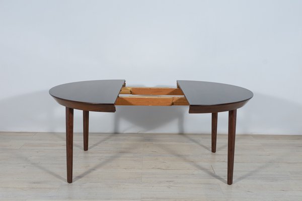 Mid-Century Rosewood Extendable Table by Ole Hald for Gudme Møbelfabrik, 1970s-NIT-1364444