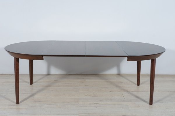 Mid-Century Rosewood Extendable Table by Ole Hald for Gudme Møbelfabrik, 1970s-NIT-1364444