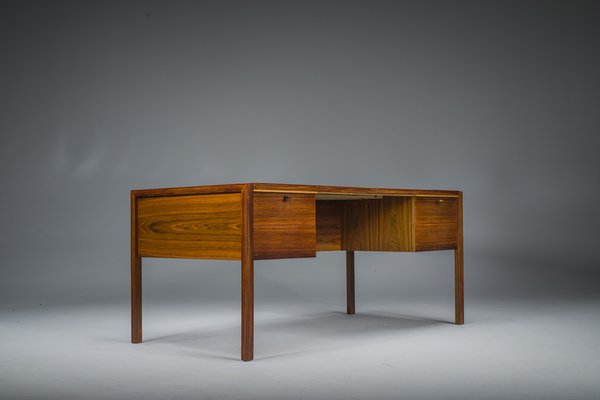 Mid-Century Rosewood Freestanding Desk, 1970s-ZZH-1799058