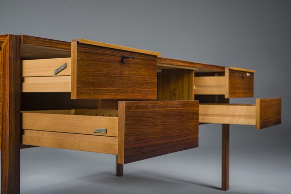 Mid-Century Rosewood Freestanding Desk, 1970s-ZZH-1799058