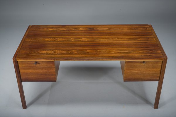 Mid-Century Rosewood Freestanding Desk, 1970s-ZZH-1799058