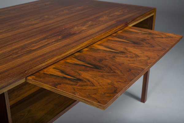 Mid-Century Rosewood Freestanding Desk, 1970s-ZZH-1799058