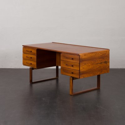 Mid-Century Rosewood Freestanding Desk by Torben Valeur & Henning Jensen for Dyrlund, 1960s-UE-1786522