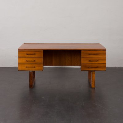 Mid-Century Rosewood Freestanding Desk by Torben Valeur & Henning Jensen for Dyrlund, 1960s-UE-1786522