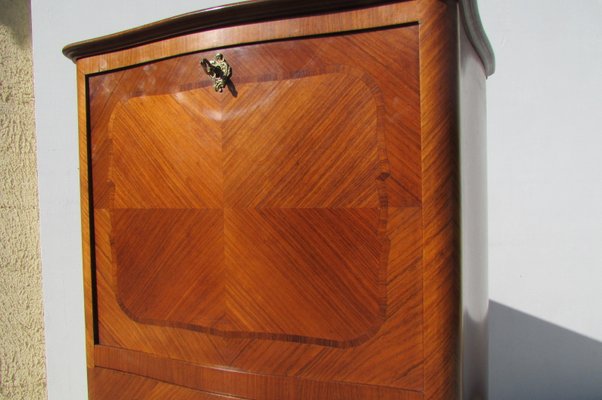 Mid-Century Rosewood Inlaid Secretaire-RDN-742645