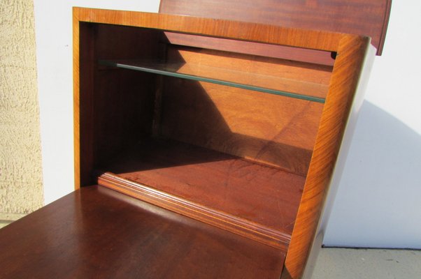 Mid-Century Rosewood Inlaid Secretaire-RDN-742645