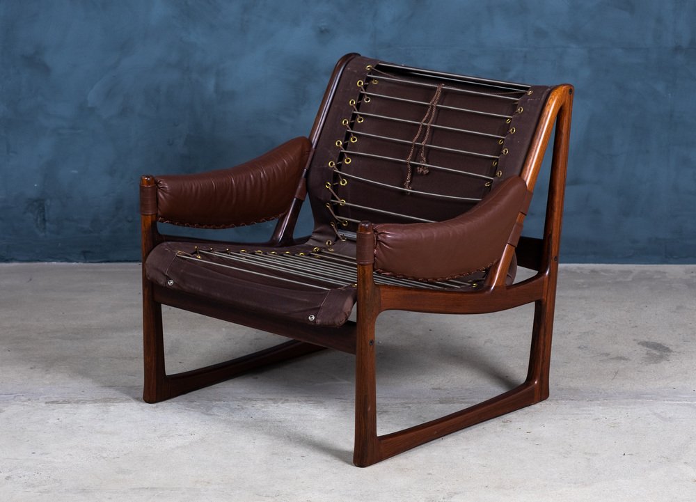 Mid-Century Rosewood Lounge Chairs by Torbjørn Afdal for Nesjestranda Møbelfabrikk, 1960s, Set of 2