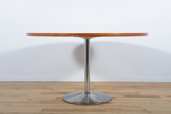 Mid-Century Rosewood Round Dining Table, 1970s-NIT-1431596