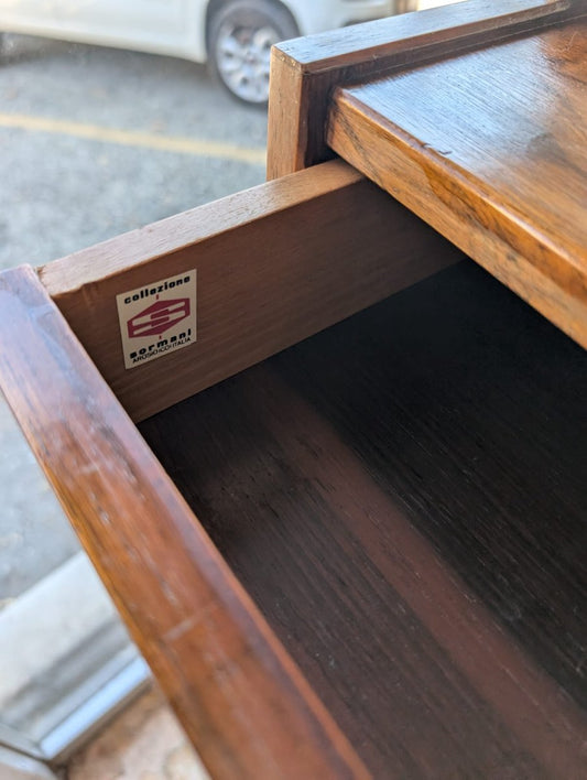 Mid-Century Rosewood Set of Side Tables by Claudio Salocchi for Sormani, 1960s, Set of 2