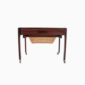 Mid-Century Rosewood Sewing Trolley, 1960s-BXB-669990